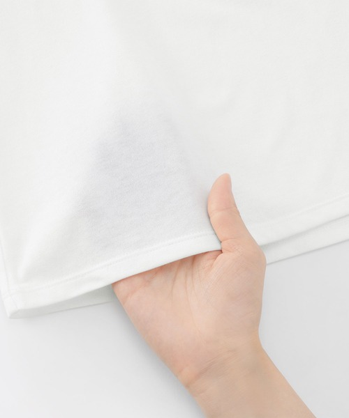 無印良品(ムジルシリョウヒン)の「婦人 UVカット吸汗速乾スリーブレスTシャツ(Tシャツ/カットソー・レディース・サンドベージュ/オフホワイト/ライトブルー/ブラック・S/M/L/XL)」の11枚目の写真