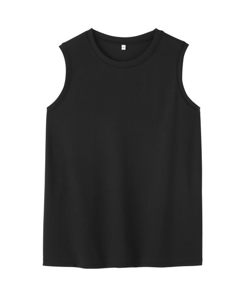 無印良品(ムジルシリョウヒン)の「婦人 UVカット吸汗速乾スリーブレスTシャツ(Tシャツ/カットソー・レディース・サンドベージュ/オフホワイト/ライトブルー/ブラック・S/M/L/XL)」の13枚目の写真