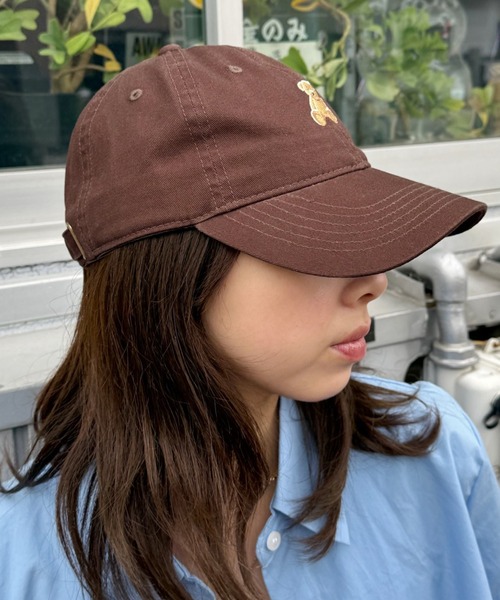 POLO BCS(ポロ ビーシーエス)の「【POLO BCS】ワンポイントベア ポロキャップ(キャップ・レディース・ブラック/ベージュ/ネイビー/ブラウン/バーガンディー・FREE)」の2枚目の写真