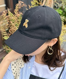 TESTIFY クマ刺繍キャップ カジュアル ユニセックス 動物柄/Summer