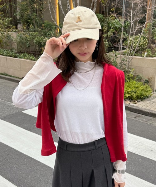 POLO BCS(ポロ ビーシーエス)の「【POLO BCS】ワンポイントベア ポロキャップ(キャップ・レディース・ブラック/ベージュ/ネイビー/ブラウン/バーガンディー・FREE)」の11枚目の写真