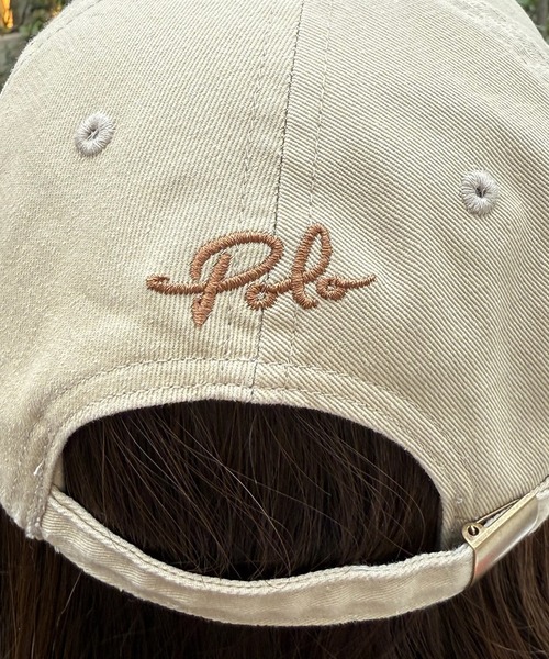 POLO BCS(ポロ ビーシーエス)の「【POLO BCS】ワンポイントベア ポロキャップ(キャップ・レディース・ブラック/ベージュ/ネイビー/ブラウン/バーガンディー・FREE)」の13枚目の写真