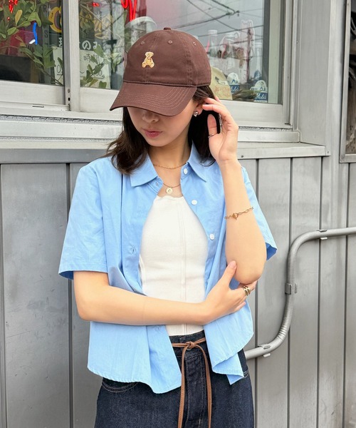 POLO BCS(ポロ ビーシーエス)の「【POLO BCS】ワンポイントベア ポロキャップ(キャップ・レディース・ブラック/ベージュ/ネイビー/ブラウン/バーガンディー・FREE)」の9枚目の写真