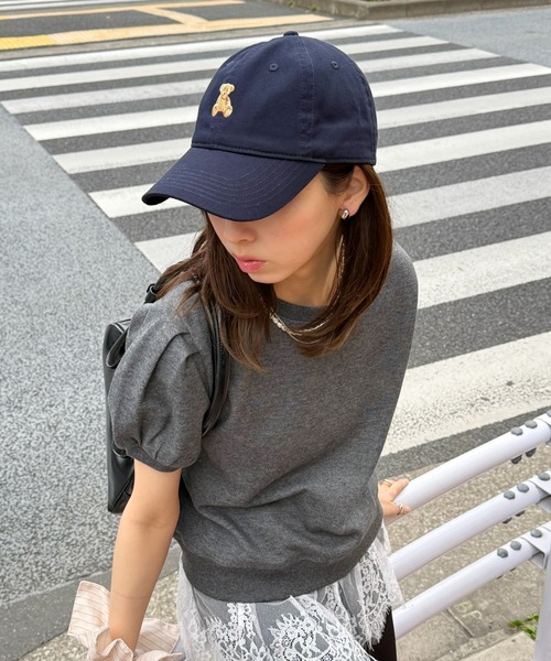 POLO BCS(ポロ ビーシーエス)の「【POLO BCS】ワンポイントベア ポロキャップ(キャップ・レディース・ブラック/ベージュ/ネイビー/ブラウン/バーガンディー・FREE)」の7枚目の写真