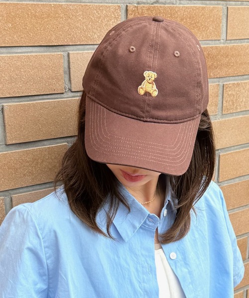 POLO BCS(ポロ ビーシーエス)の「【POLO BCS】ワンポイントベア ポロキャップ(キャップ・レディース・ブラック/ベージュ/ネイビー/ブラウン/バーガンディー・FREE)」の6枚目の写真