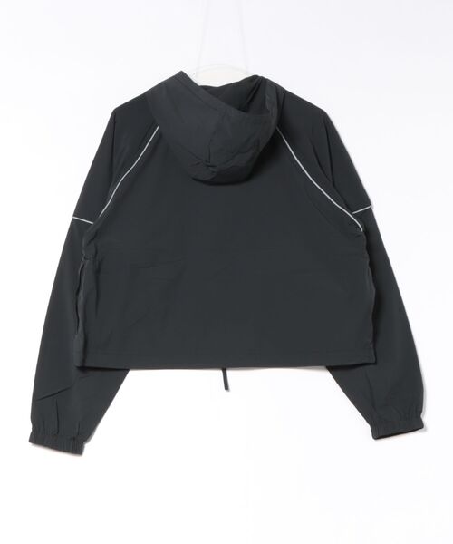 RVCA(ルーカ)の「RVCA/ルーカ ナイロン ジャケット パイピング スポーティー セットアップ対応 UTILITY SPORT JACKET BG043751 UT(パーカー・レディース・ブラック/ライトブルー/ホワイト・S/M)」の4枚目の写真