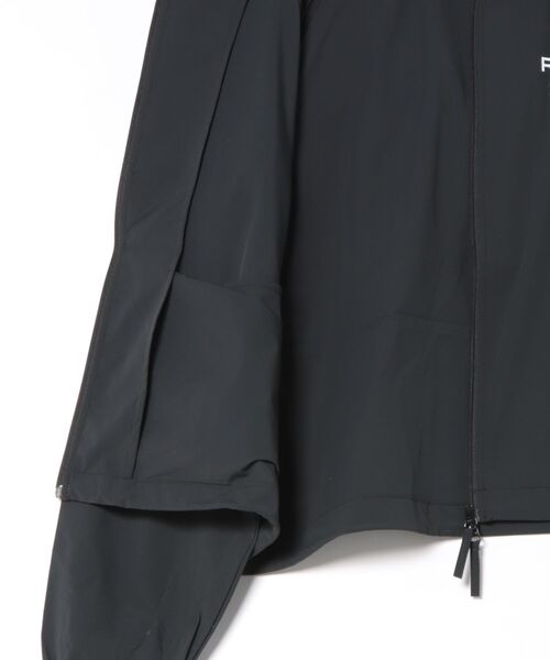 RVCA(ルーカ)の「RVCA/ルーカ ナイロン ジャケット パイピング スポーティー セットアップ対応 UTILITY SPORT JACKET BG043751 UT(パーカー・レディース・ブラック/ライトブルー/ホワイト・S/M)」の5枚目の写真
