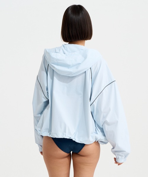 RVCA(ルーカ)の「RVCA/ルーカ ナイロン ジャケット パイピング スポーティー セットアップ対応 UTILITY SPORT JACKET BG043751 UT(パーカー・レディース・ブラック/ライトブルー/ホワイト・S/M)」の21枚目の写真