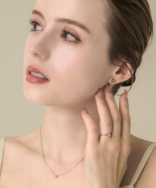muku(ムク)の「PIERCE/HEART BREZEL(ピアス(両耳用)・レディース・シルバー/ゴールド・FREE)」の13枚目の写真