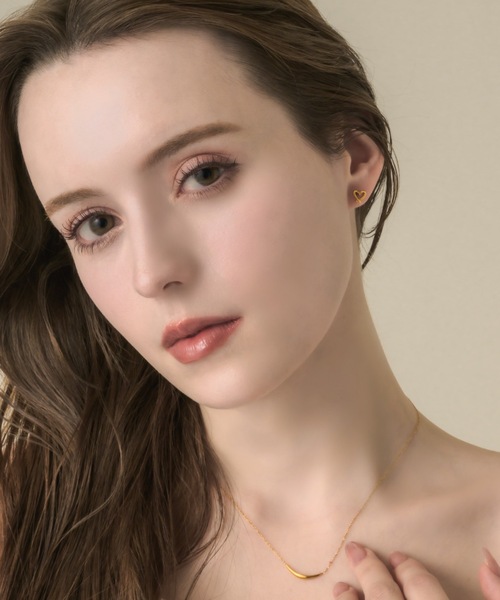 muku(ムク)の「PIERCE/HEART BREZEL(ピアス(両耳用)・レディース・シルバー/ゴールド・FREE)」の16枚目の写真