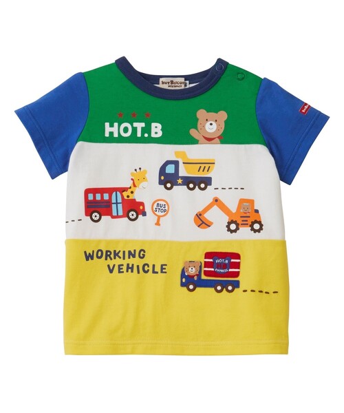 セール】働く車 半袖Tシャツ（Tシャツ/カットソー）｜HOT BISCUITS 