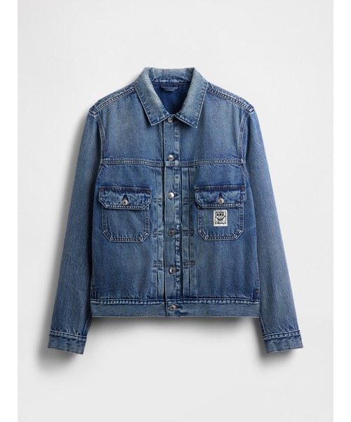 GAP（ギャップ）の「キース・ヘリング アイコンデニムジャケット（デニムジャケット・メンズ・インディゴブルー・XS/S/L/XL/M）」の8枚目の写真