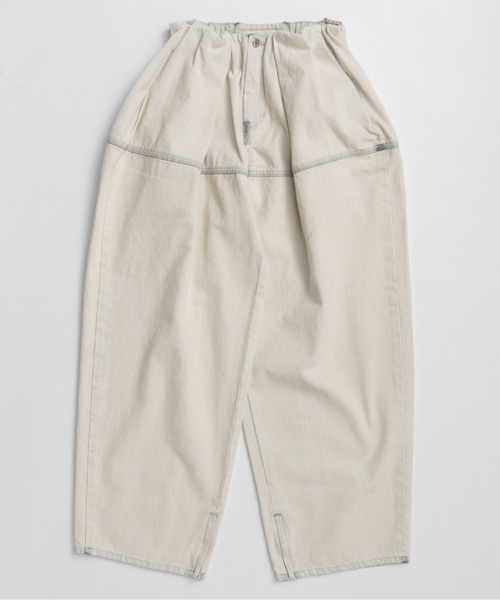 PRANK PROJECT（プランクプロジェクト）の「【2026Summer Pre-Order】ペグトップデニムパンツ / Peg-Top Denim Pants（デニムパンツ・レディース・ホワイト/ピンク/ブルー・36/38）」の19枚目の写真