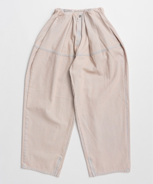 PRANK PROJECT（プランクプロジェクト）の「【2026Summer Pre-Order】ペグトップデニムパンツ / Peg-Top Denim Pants（デニムパンツ・レディース・ホワイト/ピンク/ブルー・36/38）」の10枚目の写真