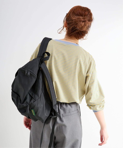 B.C STOCK(ベーセーストック)の「《追加8》【WEB限定】ウォッシャブル / ボーダーロンTEE(Tシャツ/カットソー・レディース・パープル系その他/グリーン/ピンク/イエロー・FREE)」の13枚目の写真