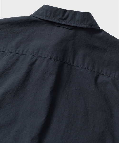NONBLANK(ノンブランク)の「テンセルポケットシャツ_ダークネイビー(シャツ/ブラウス・メンズ・ダークネイビー・MEDIUM/LARGE/X-LARGE)」の6枚目の写真