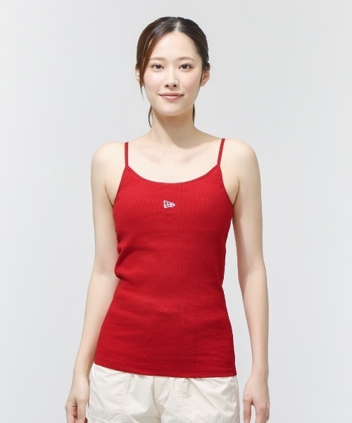 NEW ERA(ニューエラ)の「ニューエラ WS RIB CAMISOLE RED(キャミソール・レディース・レッド・S/M)」の1枚目の写真