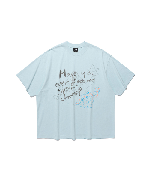 NICE GHOST CLUB(ナイスゴーストクラブ)の「HAVE YOU TEE_BLUE(NG2GMUT521A)(Tシャツ/カットソー・レディース・ブルー・SMALL/MEDIUM)」の4枚目の写真