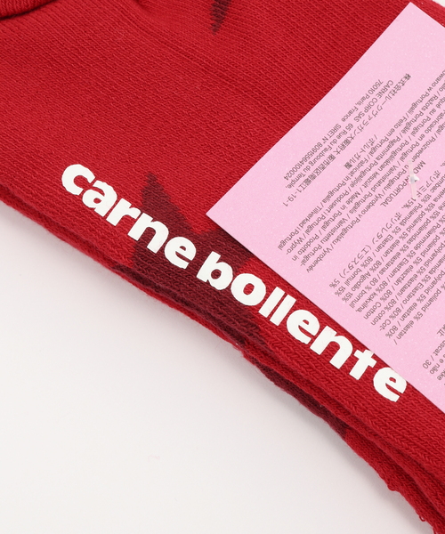 Carne Bollente(カルネボレンテ)の「【Carne Bollente/カルネボレンテ】 Starfluffer(ソックス/靴下・レディース・レッド・FREE)」の3枚目の写真