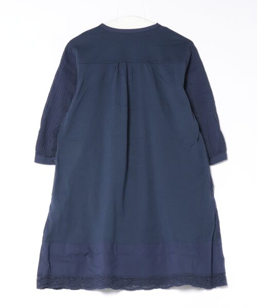 SUPER HAKKA（スーパーハッカ）の「ローン×レーステープパッチワーク×天竺チュニックブラウス（シャツ/ブラウス・レディース・オフホワイト・FREE）」の2枚目の写真