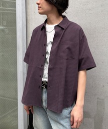 COLONY 2139（コロニートゥーワンスリーナイン）の「シャドーチェック半袖シャツ（シャツ/ブラウス）」