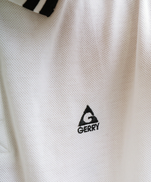 GERRY（ジェリー）の「GEERY 鹿の子胸ワンポイント刺繍ポロシャツ（ポロシャツ・メンズ・ホワイト/ブラック・X-LARGE/LARGE/MEDIUM）」の6枚目の写真
