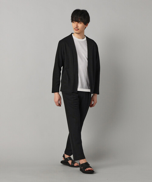 COMME CA MEN(コムサメン)の「〔IL PRINCIPE〕ジャージー Tシャツ(Tシャツ/カットソー・メンズ・ライトグレー/ブラック/チャコールグレー・M/L)」の4枚目の写真