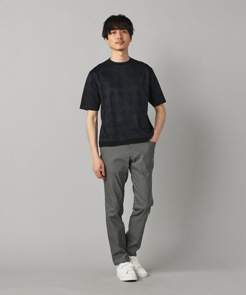 COMME CA MEN(コムサメン)の「〔IL PRINCIPE〕ジャージー Tシャツ(Tシャツ/カットソー・メンズ・ライトグレー/ブラック/チャコールグレー・M/L)」の8枚目の写真