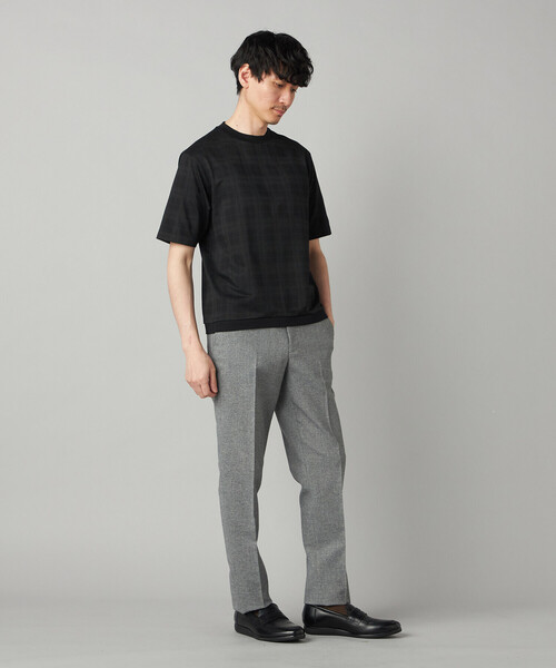 COMME CA MEN(コムサメン)の「〔IL PRINCIPE〕ジャージー Tシャツ(Tシャツ/カットソー・メンズ・ライトグレー/ブラック/チャコールグレー・M/L)」の10枚目の写真