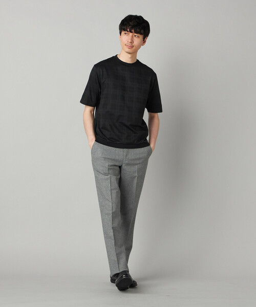 COMME CA MEN(コムサメン)の「〔IL PRINCIPE〕ジャージー Tシャツ(Tシャツ/カットソー・メンズ・ライトグレー/ブラック/チャコールグレー・M/L)」の11枚目の写真