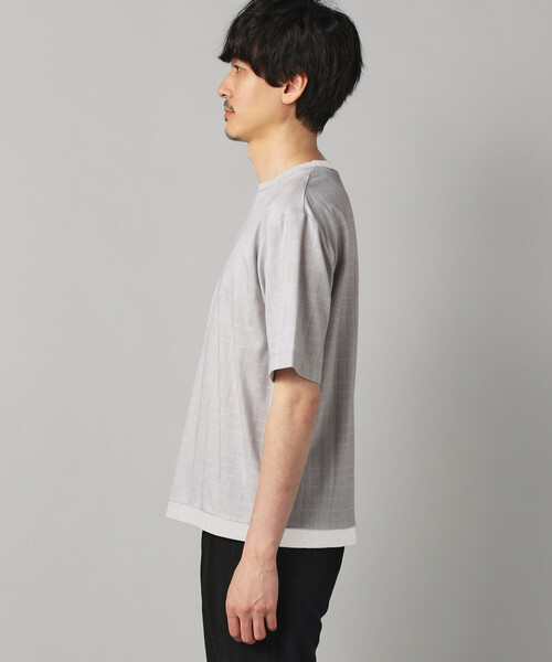 COMME CA MEN(コムサメン)の「〔IL PRINCIPE〕ジャージー Tシャツ(Tシャツ/カットソー・メンズ・ライトグレー/ブラック/チャコールグレー・M/L)」の20枚目の写真