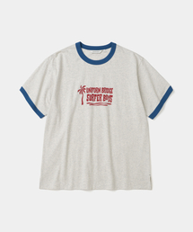 UNIFORM BRIDGE（ユニフォームブリッジ）の「surfer boys ringer s/s t-shirt oatmeal（Tシャツ/カットソー）」