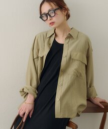 【Noka】ビックサファリシャツ