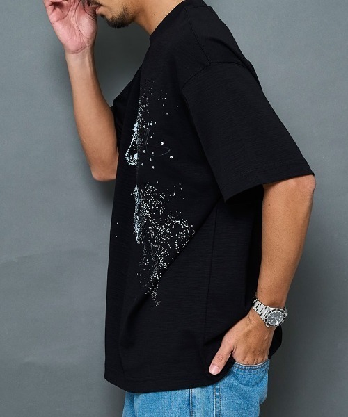 ARULE(アルール)の「『ARULE/アルール』ホースラインストーン刺繍半袖Tシャツ【GC】(Tシャツ/カットソー・メンズ・ブラック/ホワイト・L/M)」の15枚目の写真