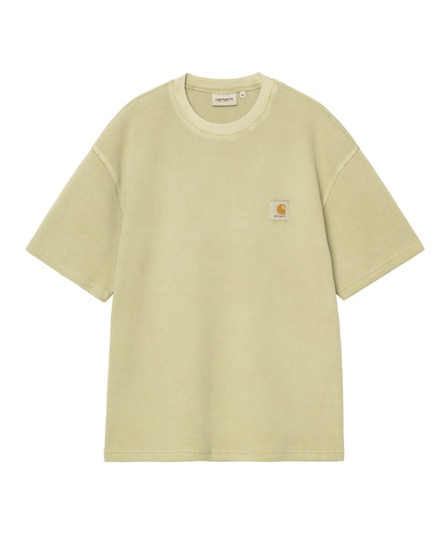 Carhartt WIP(カーハートダブリューアイピー)の「S/S Nelson Waffle T-Shirt(Tシャツ/カットソー・メンズ・アイボリー/ブルー系その他2/ブラック/グリーン系その他・SMALL/MEDIUM/LARGE)」の3枚目の写真