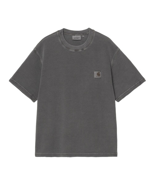 Carhartt WIP(カーハートダブリューアイピー)の「S/S Nelson Waffle T-Shirt(Tシャツ/カットソー・メンズ・アイボリー/ブルー系その他2/ブラック/グリーン系その他・SMALL/MEDIUM/LARGE)」の2枚目の写真