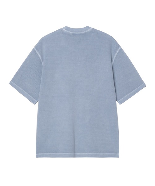 Carhartt WIP(カーハートダブリューアイピー)の「S/S Nelson Waffle T-Shirt(Tシャツ/カットソー・メンズ・アイボリー/ブルー系その他2/ブラック/グリーン系その他・SMALL/MEDIUM/LARGE)」の6枚目の写真