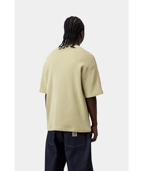 Carhartt WIP(カーハートダブリューアイピー)の「S/S Nelson Waffle T-Shirt(Tシャツ/カットソー・メンズ・アイボリー/ブルー系その他2/ブラック/グリーン系その他・SMALL/MEDIUM/LARGE)」の10枚目の写真