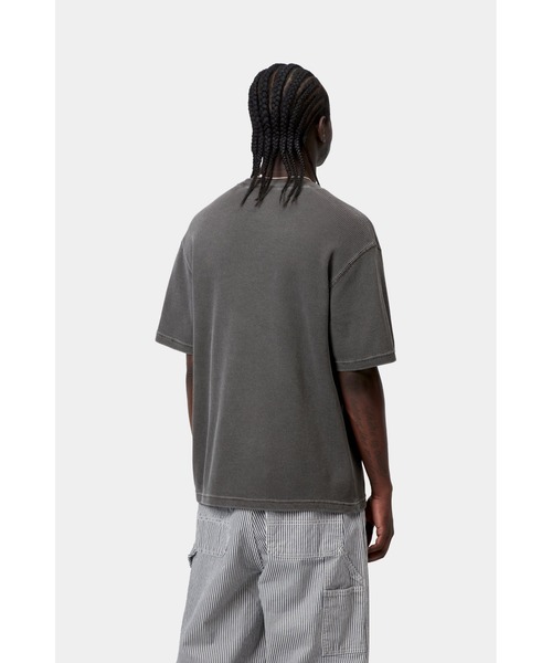 Carhartt WIP(カーハートダブリューアイピー)の「S/S Nelson Waffle T-Shirt(Tシャツ/カットソー・メンズ・アイボリー/ブルー系その他2/ブラック/グリーン系その他・SMALL/MEDIUM/LARGE)」の11枚目の写真