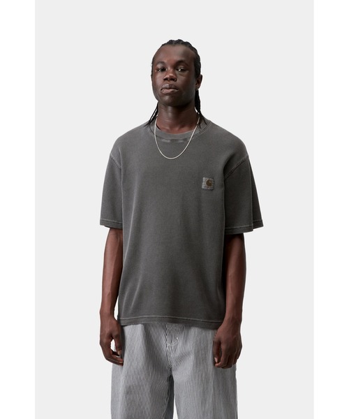 Carhartt WIP(カーハートダブリューアイピー)の「S/S Nelson Waffle T-Shirt(Tシャツ/カットソー・メンズ・アイボリー/ブルー系その他2/ブラック/グリーン系その他・SMALL/MEDIUM/LARGE)」の12枚目の写真