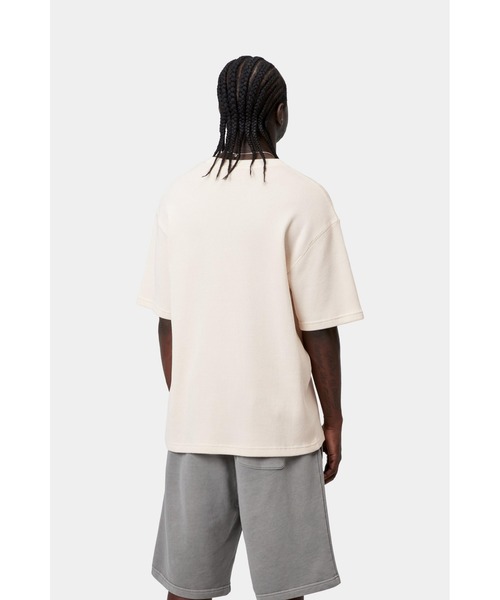 Carhartt WIP(カーハートダブリューアイピー)の「S/S Nelson Waffle T-Shirt(Tシャツ/カットソー・メンズ・アイボリー/ブルー系その他2/ブラック/グリーン系その他・SMALL/MEDIUM/LARGE)」の14枚目の写真