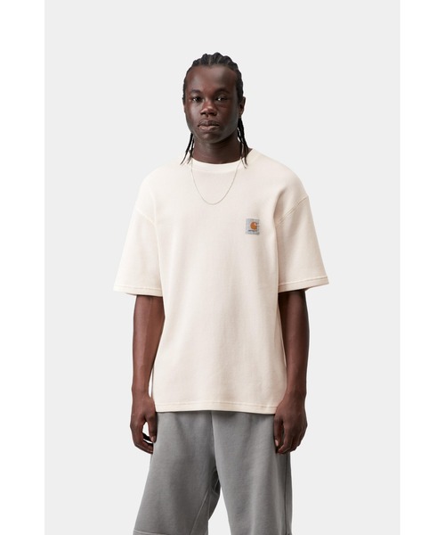 Carhartt WIP(カーハートダブリューアイピー)の「S/S Nelson Waffle T-Shirt(Tシャツ/カットソー・メンズ・アイボリー/ブルー系その他2/ブラック/グリーン系その他・SMALL/MEDIUM/LARGE)」の13枚目の写真