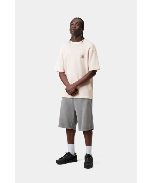 Carhartt WIP(カーハートダブリューアイピー)の「S/S Nelson Waffle T-Shirt(Tシャツ/カットソー・メンズ・アイボリー/ブルー系その他2/ブラック/グリーン系その他・SMALL/MEDIUM/LARGE)」の17枚目の写真