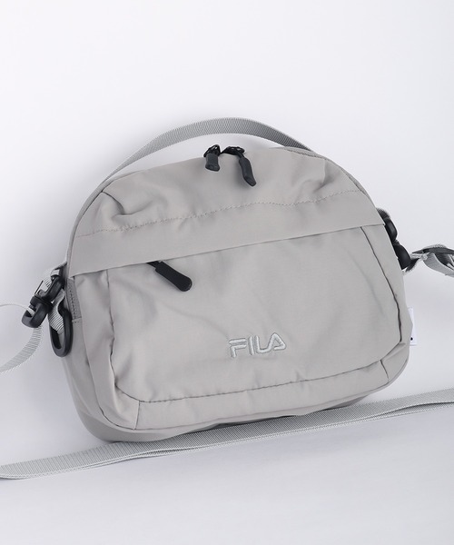 FILA(フィラ)の「FILA / フィラ ミニショルダーバッグ 斜めがけ 軽量 コンパクト ナイロン 小さめ(ショルダーバッグ・メンズ・グレー/ベージュ/ブラック・FREE)」の3枚目の写真