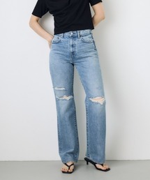 【身長/骨格別着用画像あり】AZUL DENIM ダメージストレートデニム