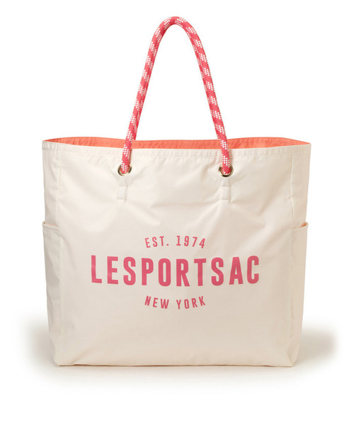 LeSportsac(レスポートサック)の「LARGE 2 WAY TOTE 2ウェイメレンゲ/コーラルパンチ(トートバッグ・レディース・ピンク・FREE)」の5枚目の写真