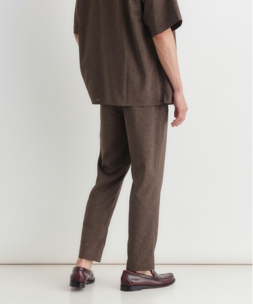 BACK NUMBER(バックナンバー)の「リネンライクイージーパンツ(その他パンツ・メンズ・ダークグレー/ブラウン/グレー・M/L/XL/S)」の6枚目の写真