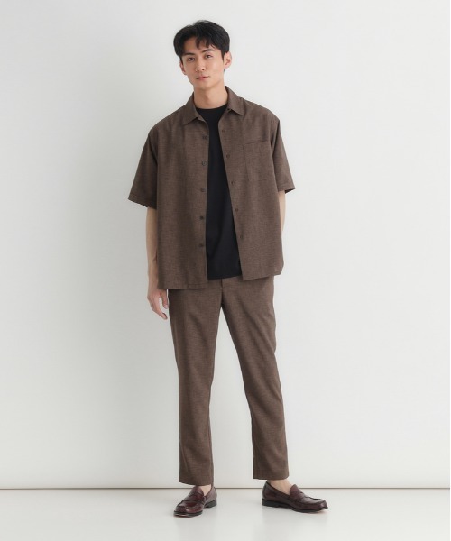 BACK NUMBER(バックナンバー)の「リネンライクイージーパンツ(その他パンツ・メンズ・ダークグレー/ブラウン/グレー・M/L/XL/S)」の8枚目の写真