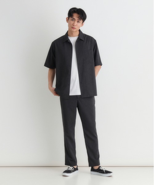 BACK NUMBER(バックナンバー)の「リネンライクイージーパンツ(その他パンツ・メンズ・ダークグレー/ブラウン/グレー・M/L/XL/S)」の13枚目の写真