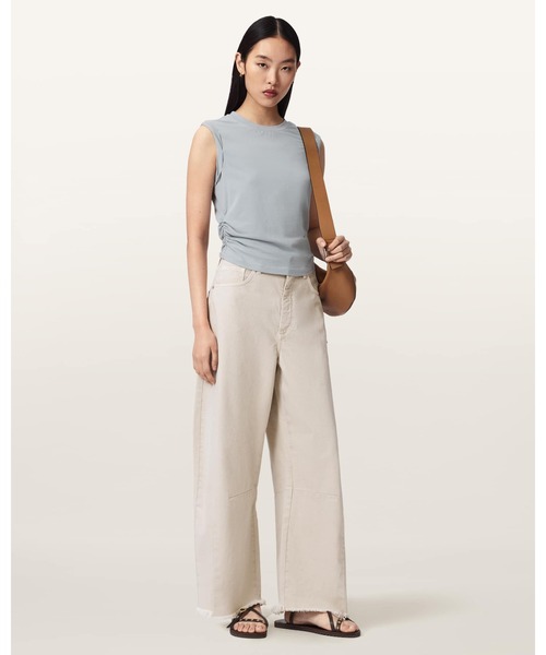 ALLSAINTS(オールセインツ)の「WEST SLEEVELESS TANK TOP | WEST ノースリーブ タンクトップ(タンクトップ・レディース・ブルー系その他・M/S/XS)」の2枚目の写真